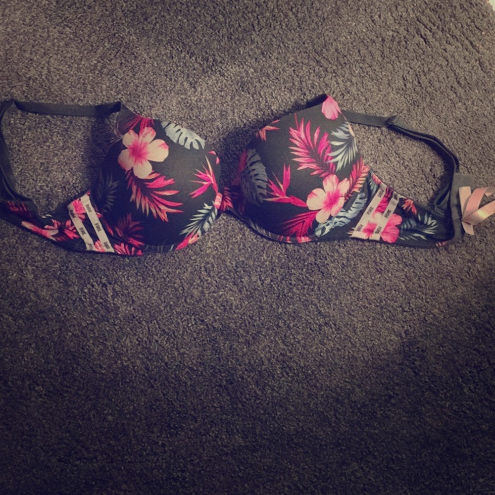 Pink bra